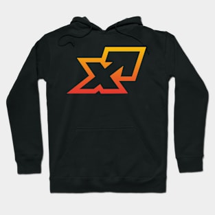 Sagittarius Orange Gradient Outline Hoodie